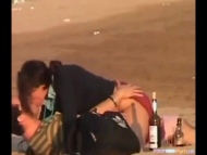 hidden spy cam - crazy girl rides her bf in public